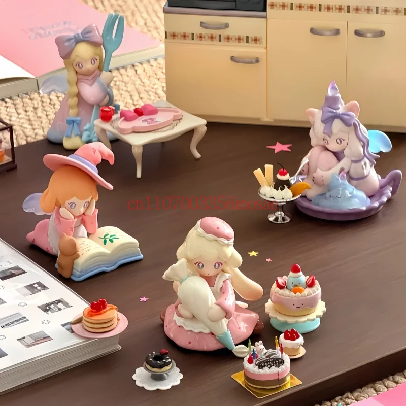 Фото Коллекционная фигурка Finding Unicorn X Aamy Blind Box: Серия «Маленькая кухня ведьмы», аниме-фигурка, коллекционный сувенир, подарок №2