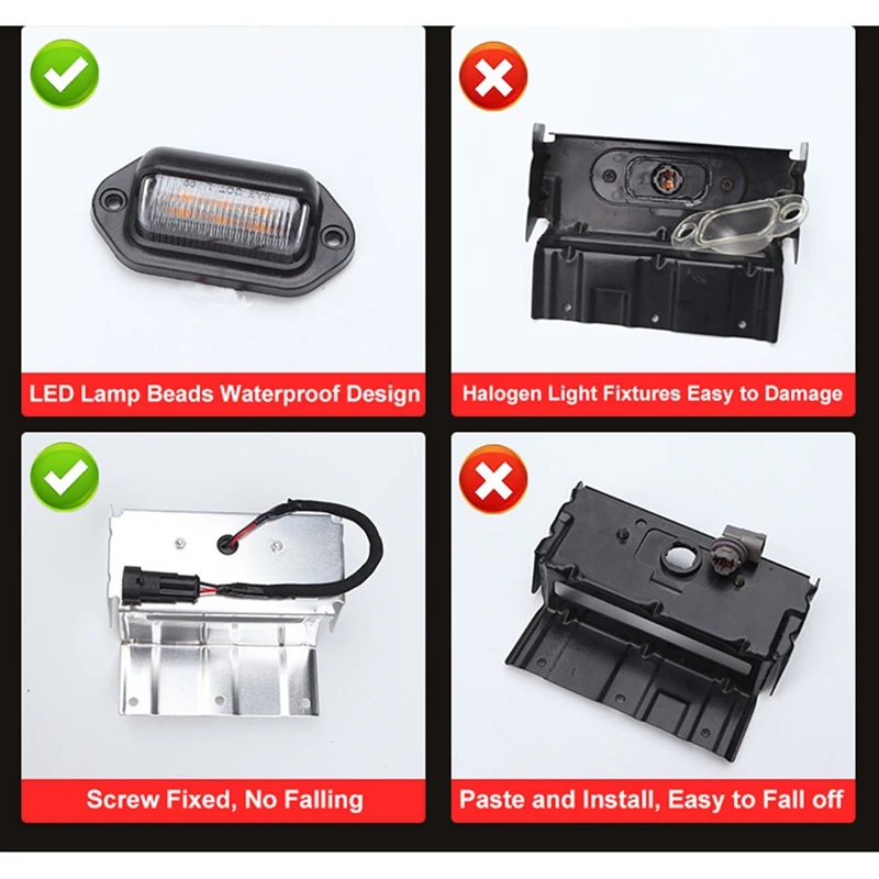 4 шт. Автомобильные светодиодные ходовые огни для Toyota Land Cruiser Prado FJ 150 2010-2018