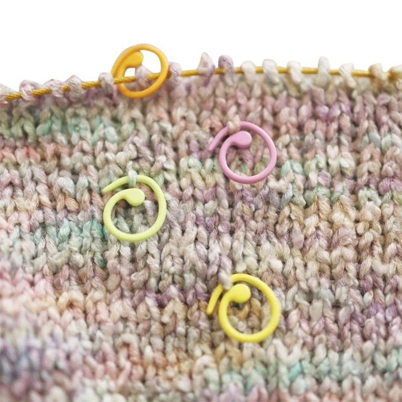 100 Шт. Красочные Маркеры Для Вязания И Крючком С Фиксацией Металлические Счетчики