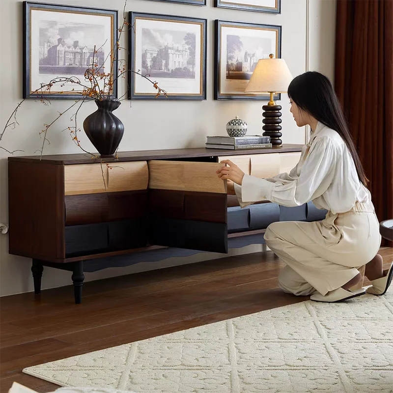 Мебель для хранения в гостиной дизайнерский шкаф телевизора современный стол