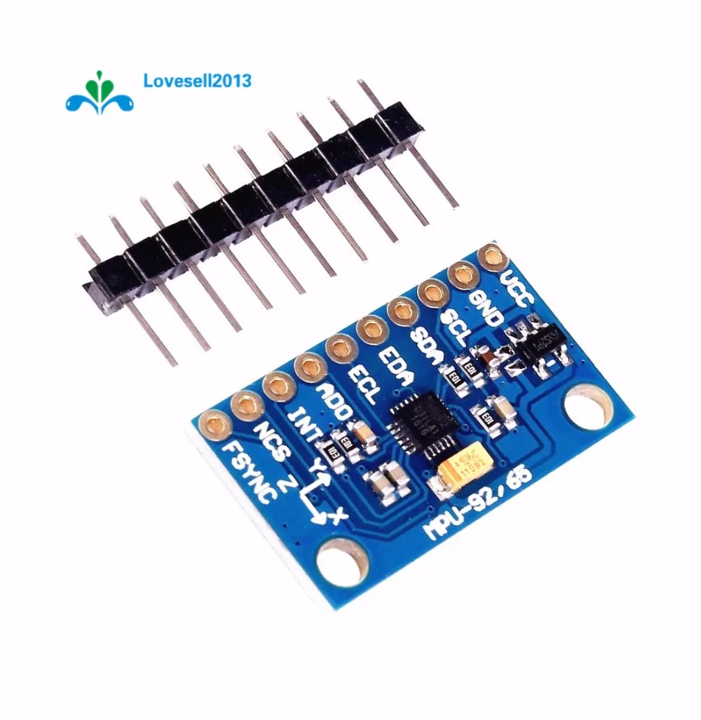 1 компл. SPI IIC/I2C GY-9250 MPU 9250 MPU-9250 9-осевое отношение + гироскоп + модуль платы акселератора MPU9250 3-5 В мощность