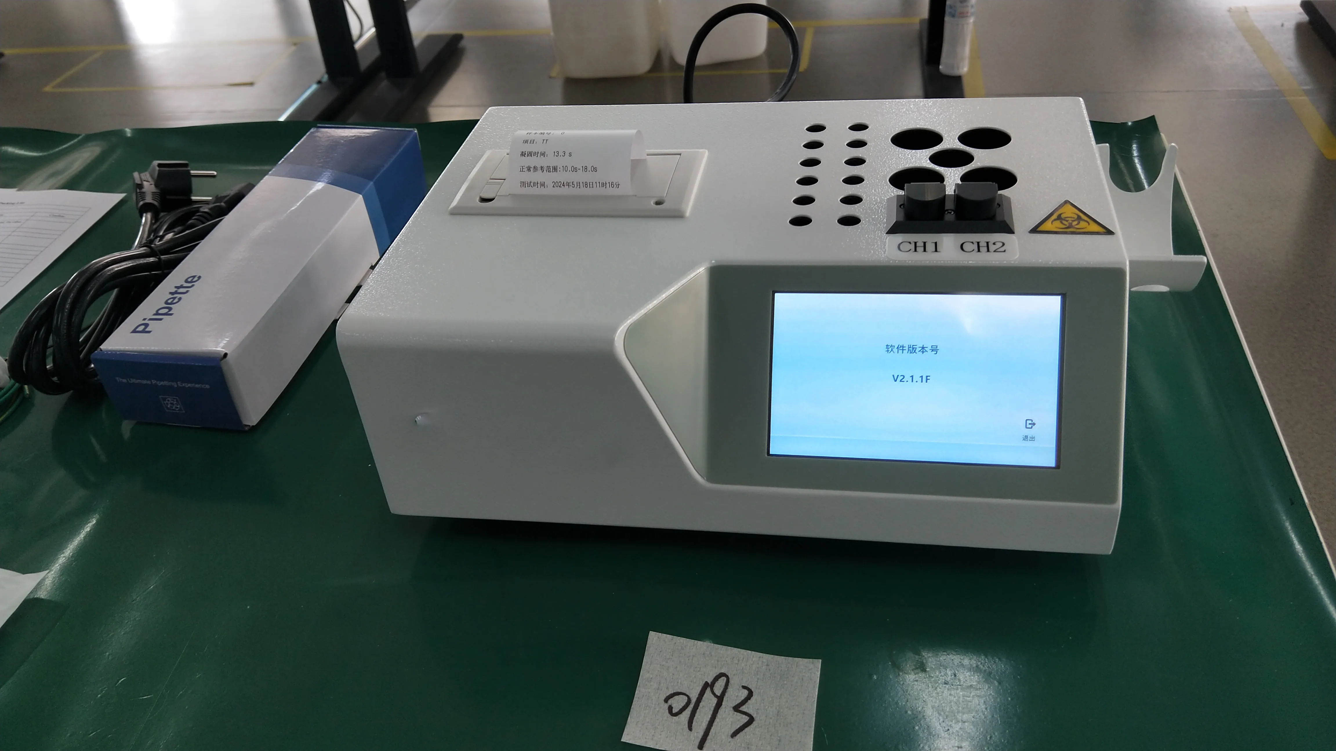 Распродажа двухканальный Полуавтоматический анализатор коагуляции крови для