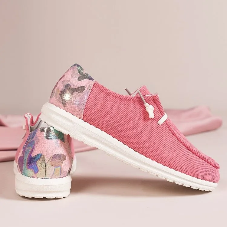 Women's Casual Canvas Sport Shoes 2023 Summer New Fashion Lace Up Leopard Print Sneakers Ladies Sexy Flat Shoes Zapatos De Mujer