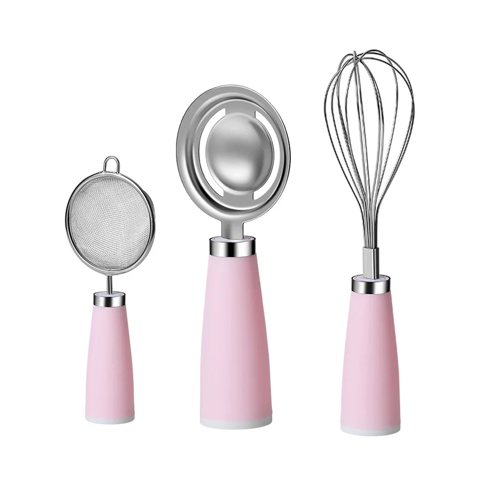 

Stand Mixer Wire Egg Separator Hand Blender Chick Egg Separator Egg Seperator Egg Sieve Splitter Three Pieces Baking Tools