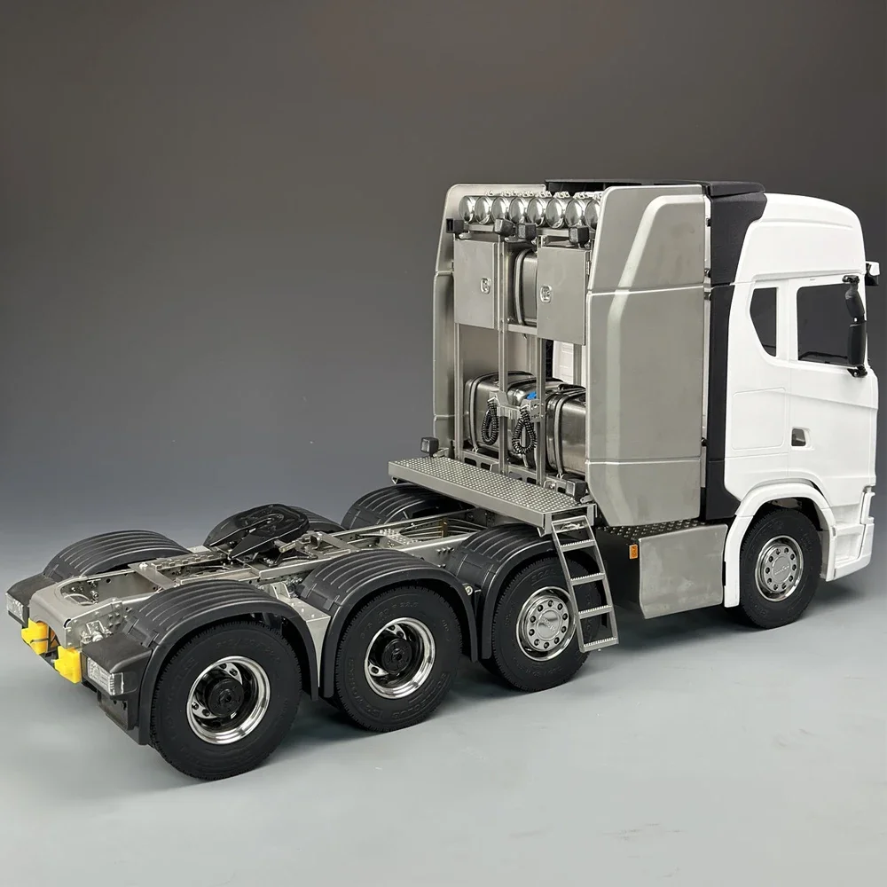Tamiya 1/14 770S 8x8 10x10 Обновление цельнометаллического тяжелого фаркопа DIY игрушечная