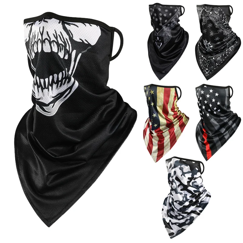 

Motorcycle Balaclava Motorcycle Face Ice Silk Mask Summer Anti-UV Running Riding Face Shield Sports Headwrap Moto Accessories