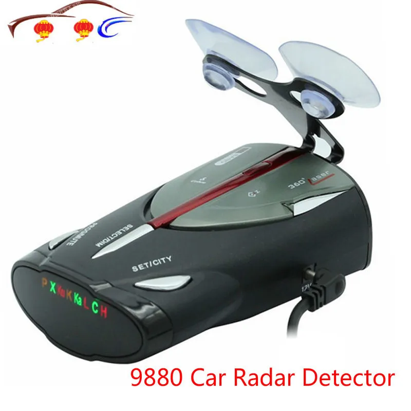 

Newest Xrs 9880 Car Radar Detector Cobra Full 16-band Russian & English Language Lacer Anti Radar Detector For Safty Driving