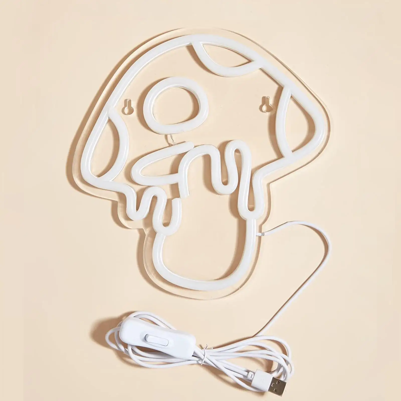 

Модные светодиодные неоновые лампы в виде грибов, неоновая вывеска в виде грибов для праздничного коридора