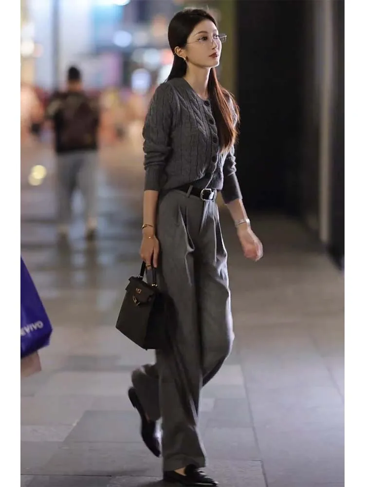 Одежда для ранней осени полный комплект система соли жареная уличная мода