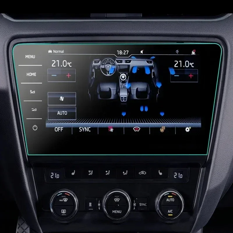 9 2 дюймов для Skoda Octavia A7 2017-2019 Автомобильная GPS навигация экран ТПУ пленка защита