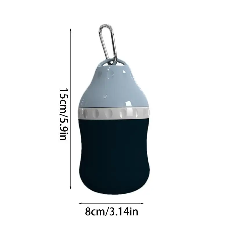 Бутылка для воды путешествий с карабином 400 мл