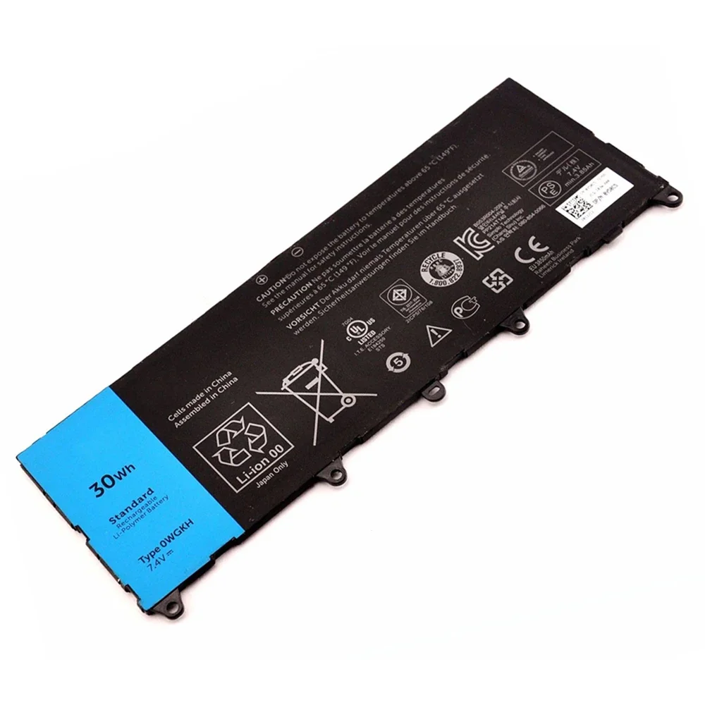 Новый оригинальный аккумулятор 0WGKH 7 4 в 30 Втч для ноутбука Dell latitude 11 Latitude 10 ste2 H91MK