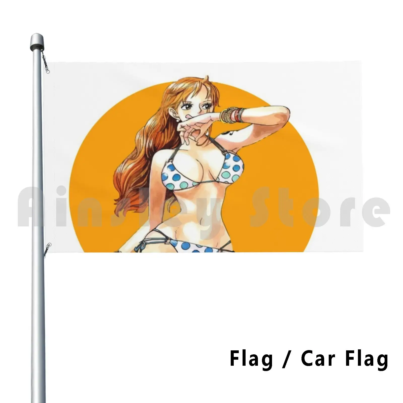 Nami Outdoor Decor Flag Car Flag Anime Anime Manga Fashion Monkey D Luffy