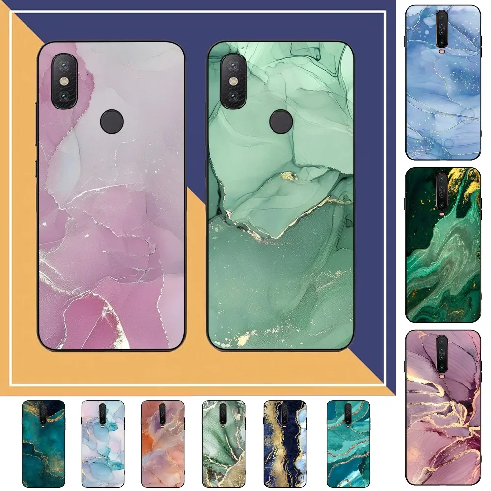 

Marble Art Phone Case For Redmi Note 4 X 5 A 6 7 8 Pro T 9 Pro 9S 10 Pro 11 Pro 11S 11Epro PocoM3pro