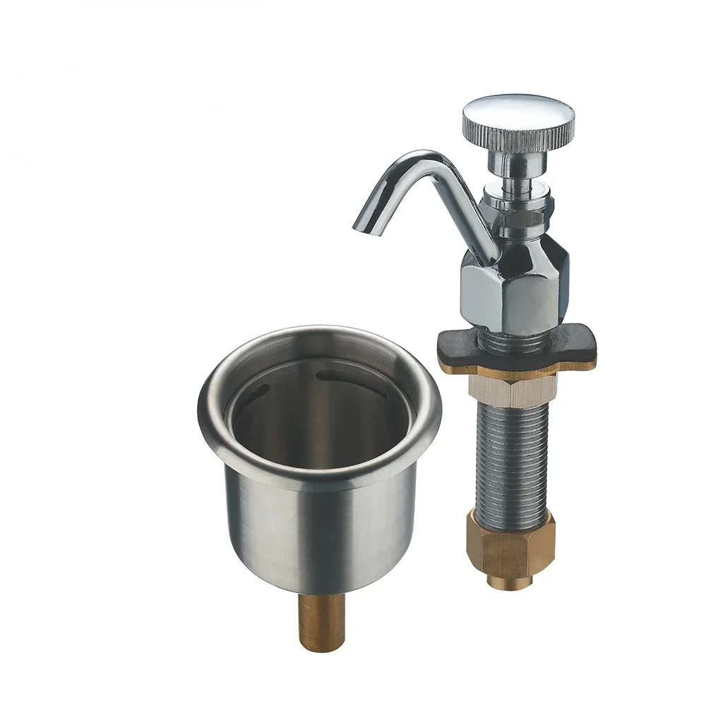 

Stainless Steel Bar Ice Cream Coffee Kitchen Faucet Dipperwell Faucet And Dipperwell Bowl