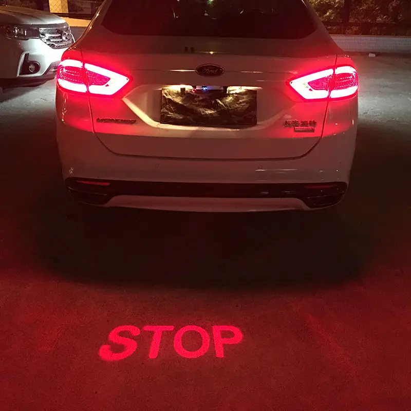 

STOP KEEP SPACE 2023 New Design led Laser Projection Lamp Safety Warning Laser Fog Led Stop Lights For Car Rear