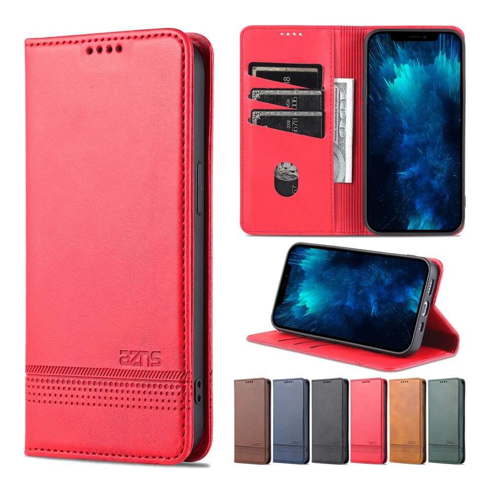 

Leather Case For OPPO A95 A94 A93 A93S A92 A92S A91 A74 A73 A72 A56 A55 A54 A54S A53 A53S A52 A16 A16S Flip Wallet Cover Etui 4G