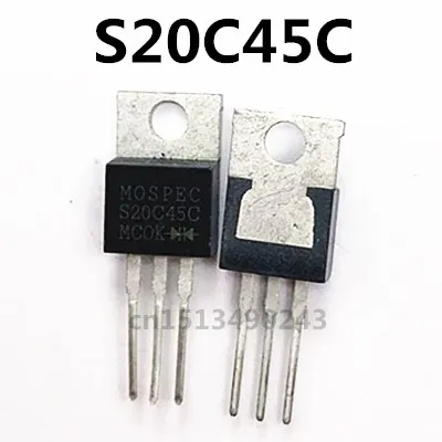 

Оригинал 2 шт./S20C45C 20A45V TO-220