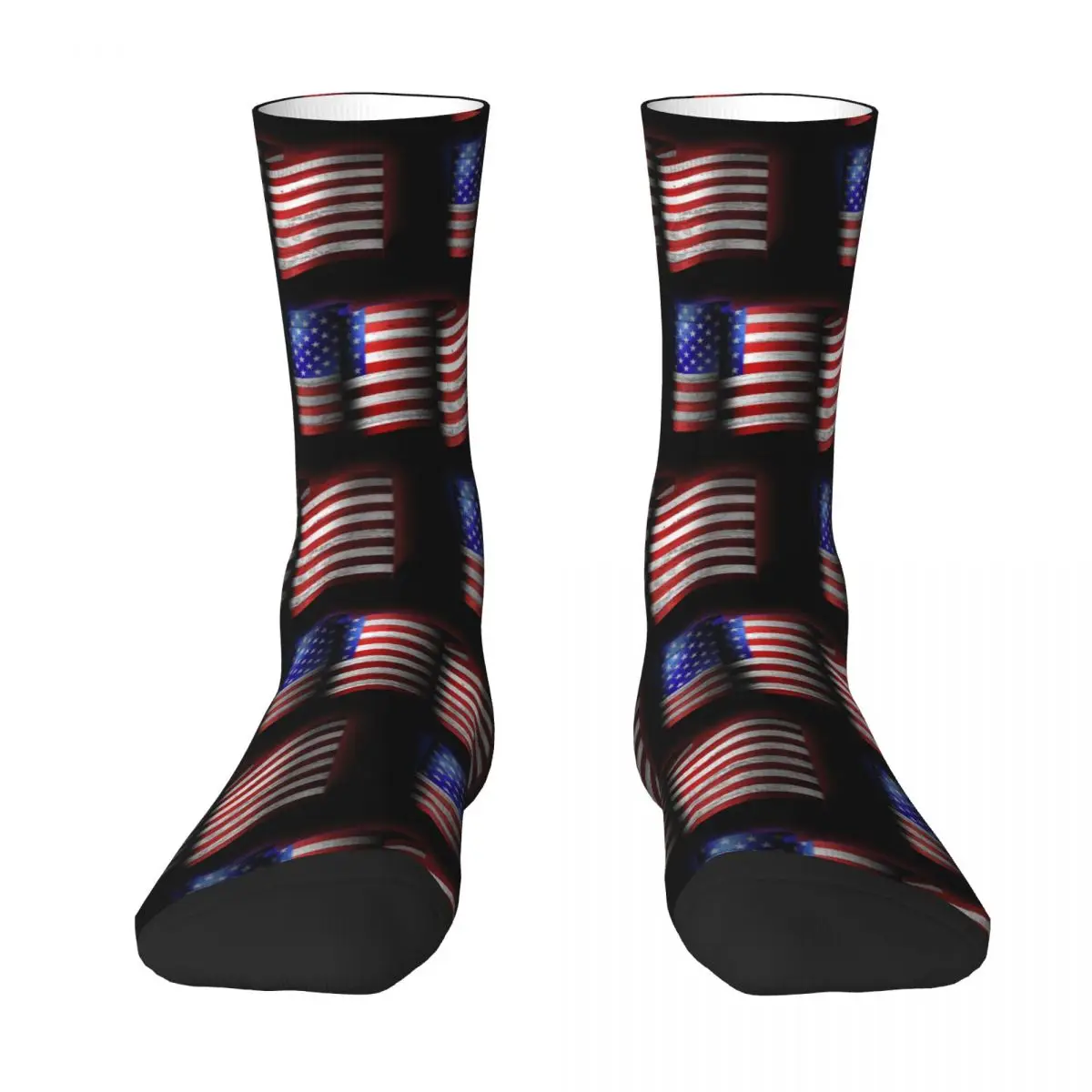 American Flag Adult Socks America,flag,special effects,geometric abstraction, special effects Unisex socks,men Socks women Socks