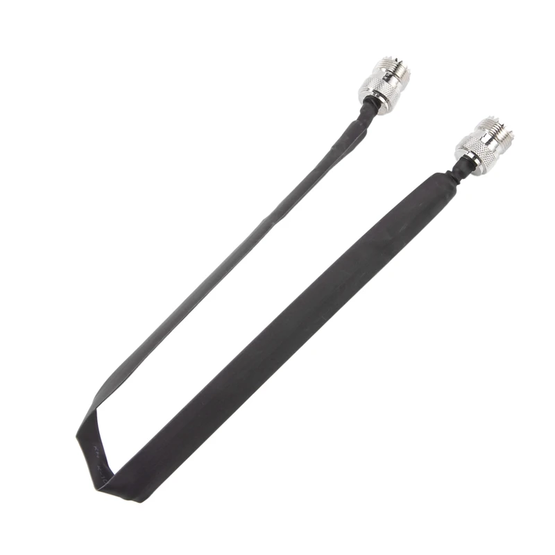 

Плоский радиочастотный коаксиальный кабель SO239 UHF мама к UHF мама 50 Ом RF коаксиальный удлинитель