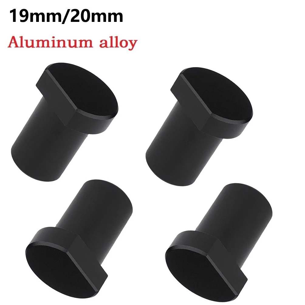 

2 Pcs Table Limit Block Aluminum Alloy Workbench Peg Brake Stops Clamp For 19/20mm Bench Dog Limit Block Squared Clamping Pad