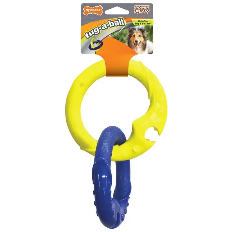 

Play Tug-a- 2-in-1 and Tug Toy for Dogs Large (1 Count) Dog supplies and accessories Dog plush toy Puppy accessories Dog snuffl