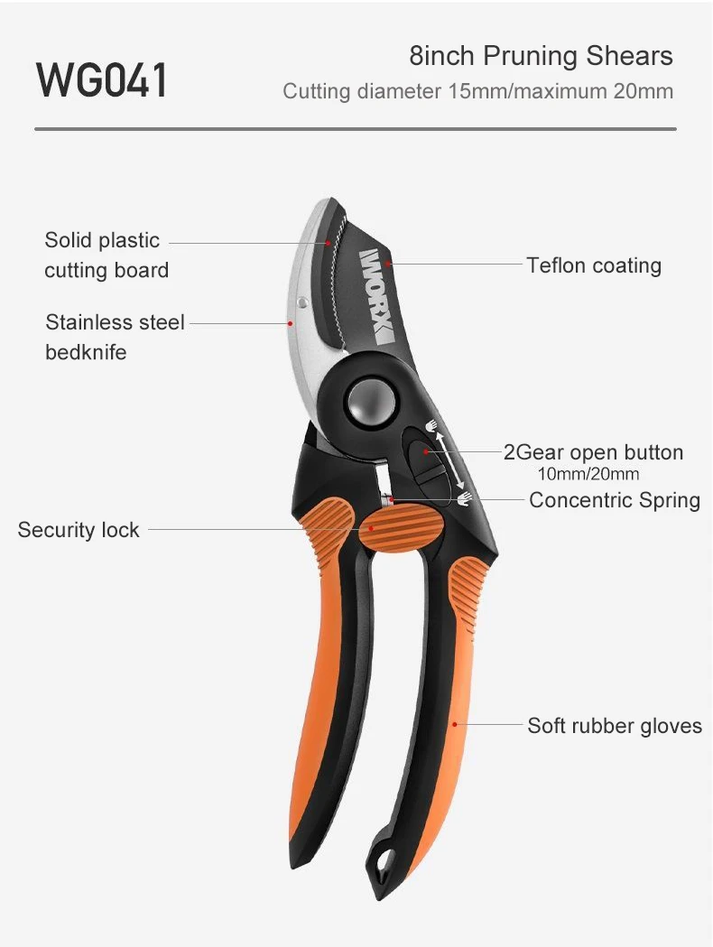 

Xiaomi WORX Экономичные садовые ножницы