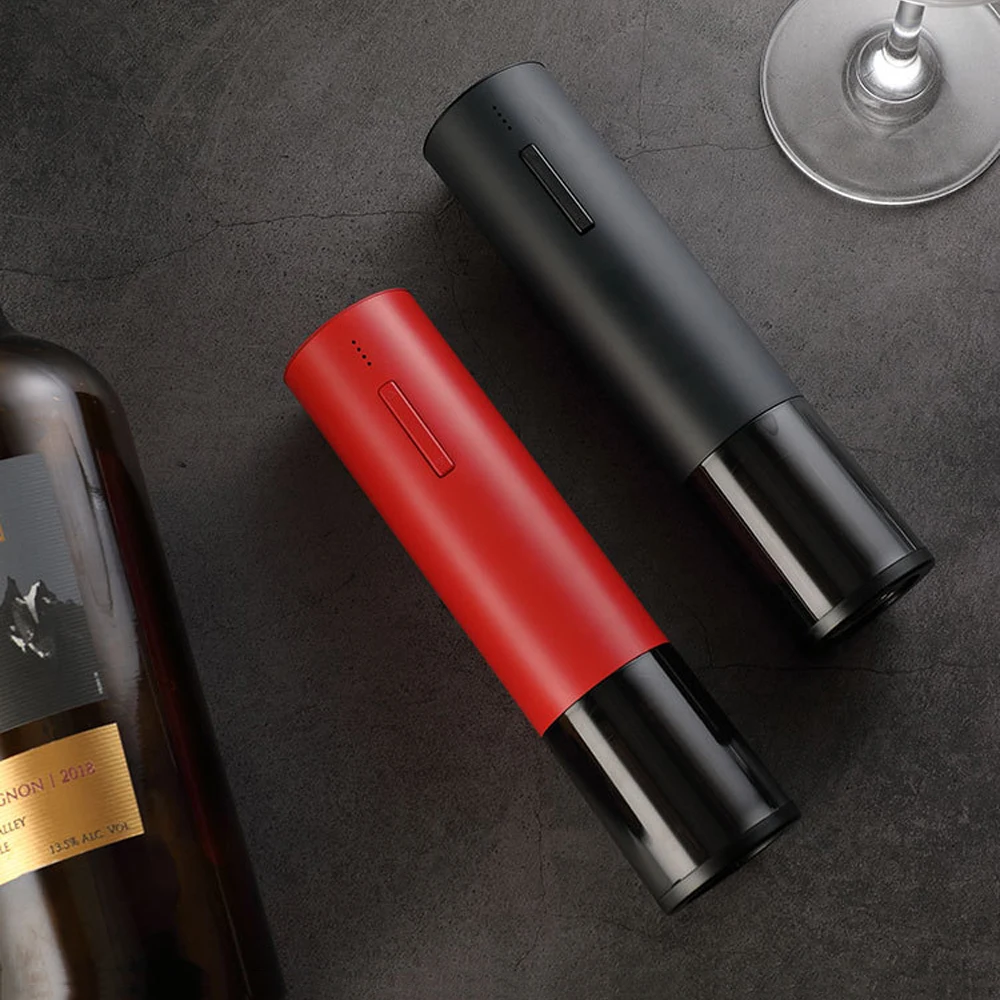 Электрический штопор для вина автоматический креативный с зарядным USB-кабелем для домашнего использования.