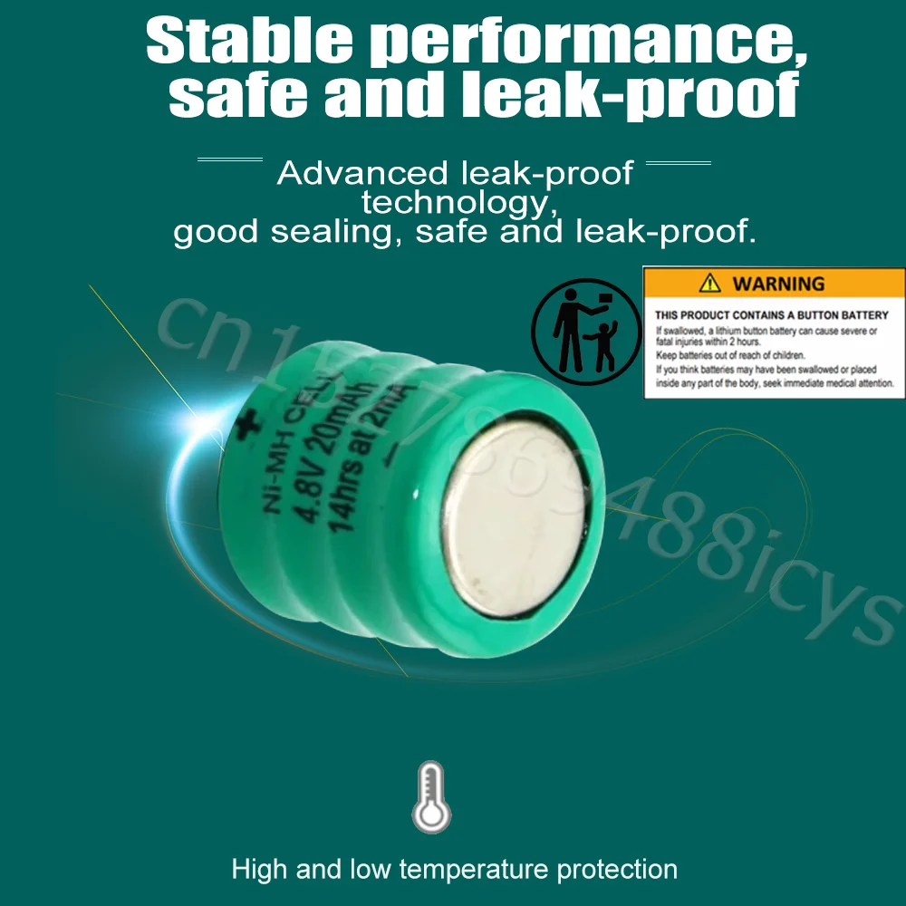 Никель-металлогидридные аккумуляторные батареи для Светодиодный фонарь 20 мАч 4 8