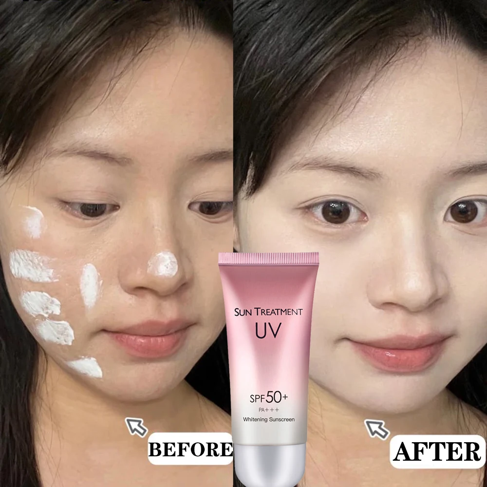 Солнцезащитный крем SPF50 + для тела SPF 50 +, отбеливающий солнцезащитный крем для лица, тонкий освежающий солнцезащитный крем для отбеливания кожи Солнцезащитный крем SPF50 + для тела SPF 50 +, отбеливающий солнцезащитный крем для лица, тонкий освежающий солнцезащитный крем для отбеливания кожи