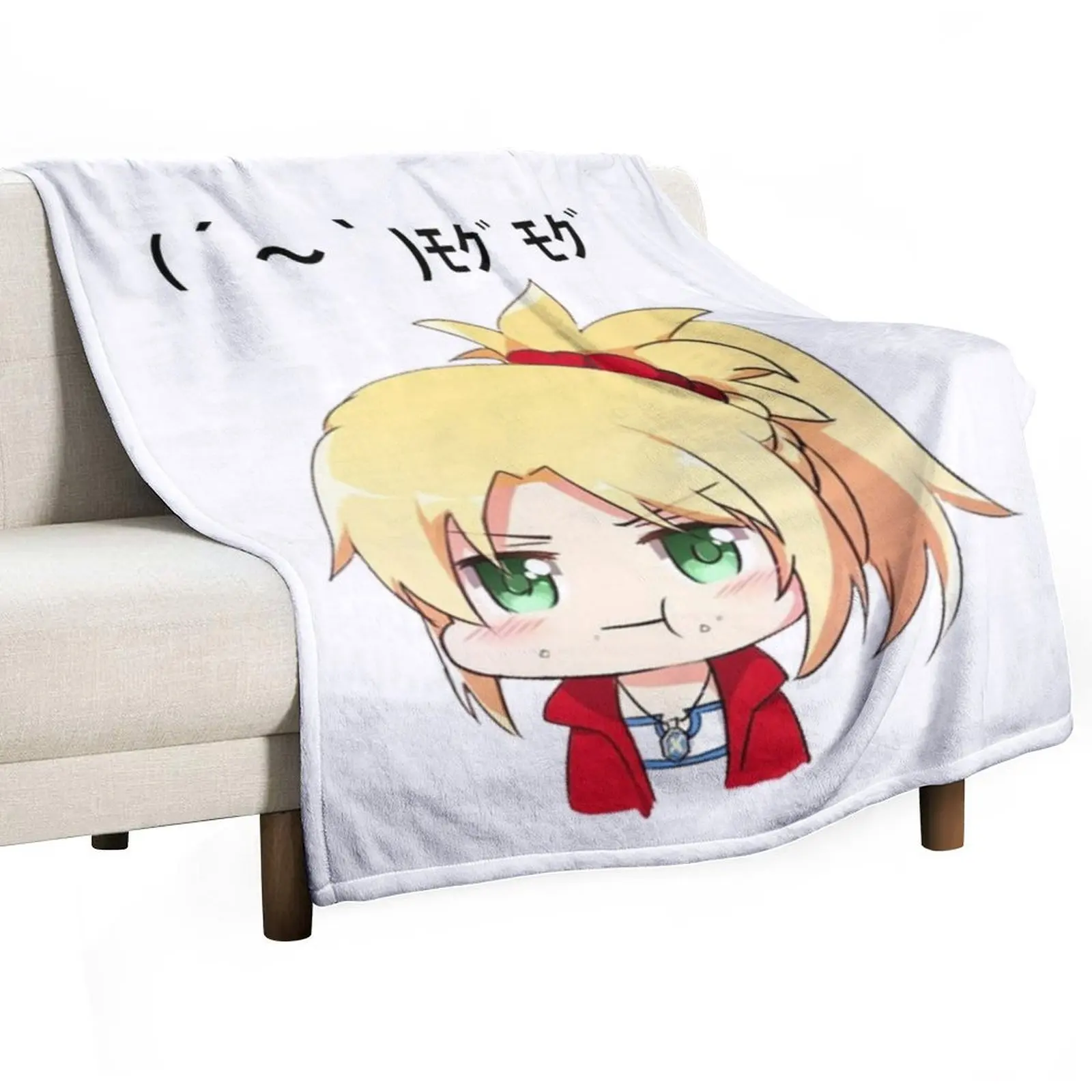 Fate - Chibi morжелд (Mogu) плед для большого сна клетка на диван
