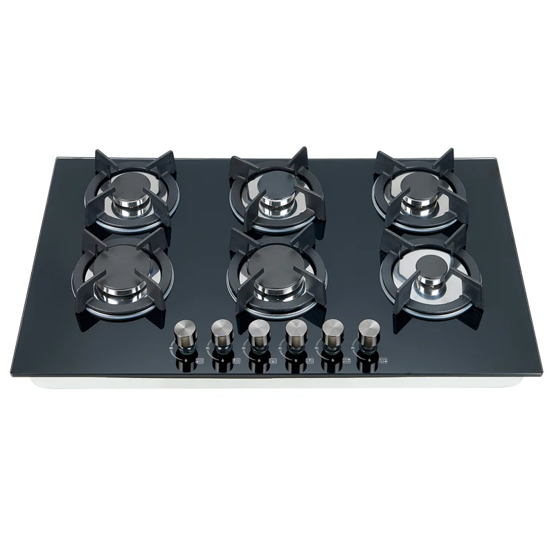 

Stove Glass Stoves Cooker 6 Burner Kitchen Appliances Cooktops Tempered A Durable Gas Hob