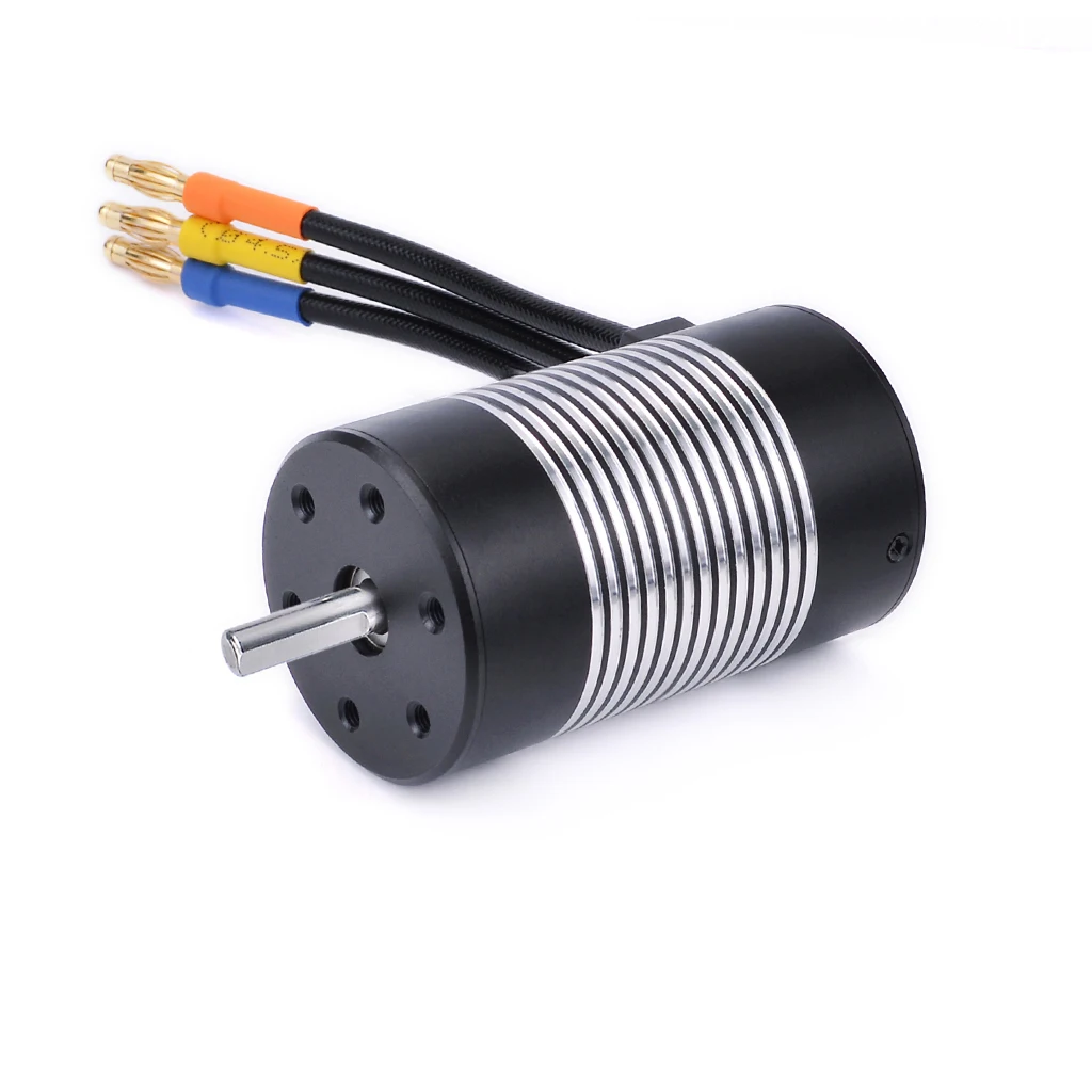 Rocket Waterproof Brushless Sensorless 3660 Motor 3.175/5mm with 80A ESC T/XT60 Plug Combo for 1/10 RC Car Model WLtoy 12428 WPL enlarge