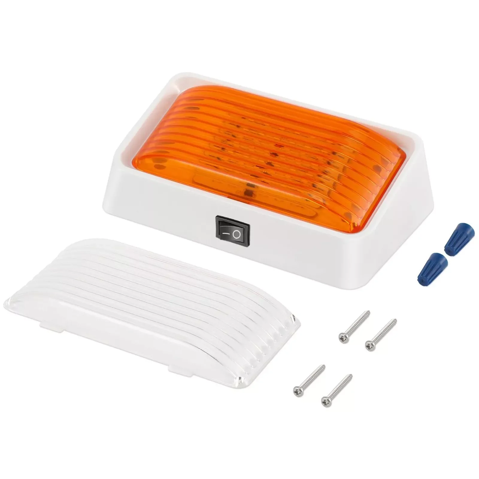 

24LED 12V наружный дом на колесах, кемпер, прицеп, внутренний светильник, потолочный купол, крыльцо