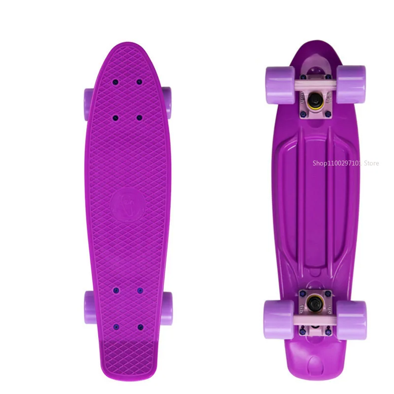 

Profesional Skateboard for Kids Skateboard Pink Rails Plastic Skateboards for Teens Land Surfboard Longboard Acrylic Pu Wheel