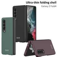 luxury case for samsung galaxy z fold 4 cover candy color fold4 hard pc transparent case for samsung z fold 4 case