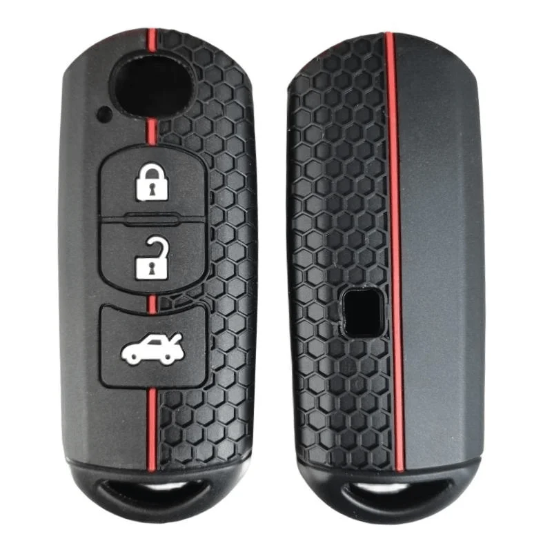 

Car Key Case For Mazda 2 3 6 CX5 6 CX7 CX3 CX8 CX4 Remote Keychain Two Three button Key Cover Car Accessories Silicone