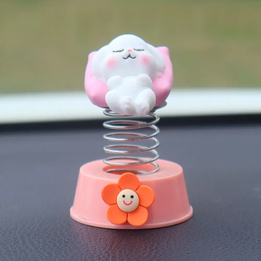 Забавная резиновая модель украшения для автомобиля мультяшный рождественский