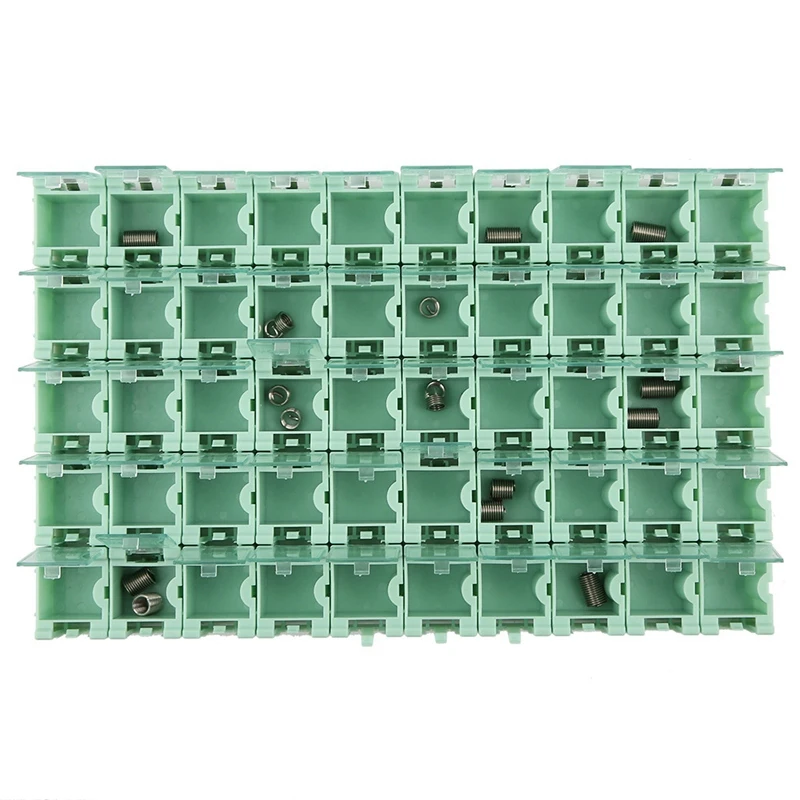 50 шт. SMT SMD контейнеры для электронных компонентов коробки хранения