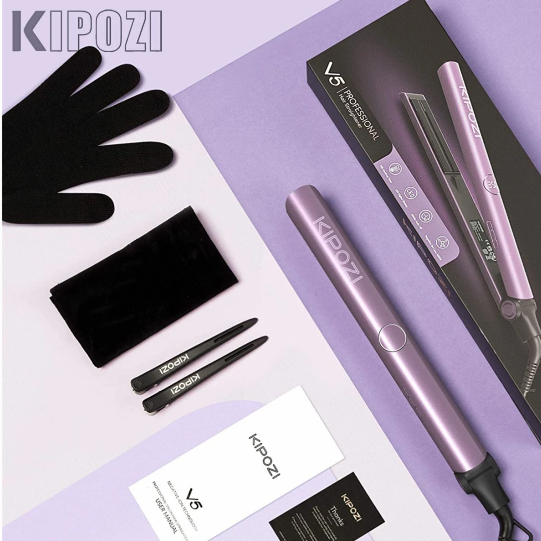 Плоский утюжок KIPOZI 2 в 1 с мгновенным нагревом регулируемая температура