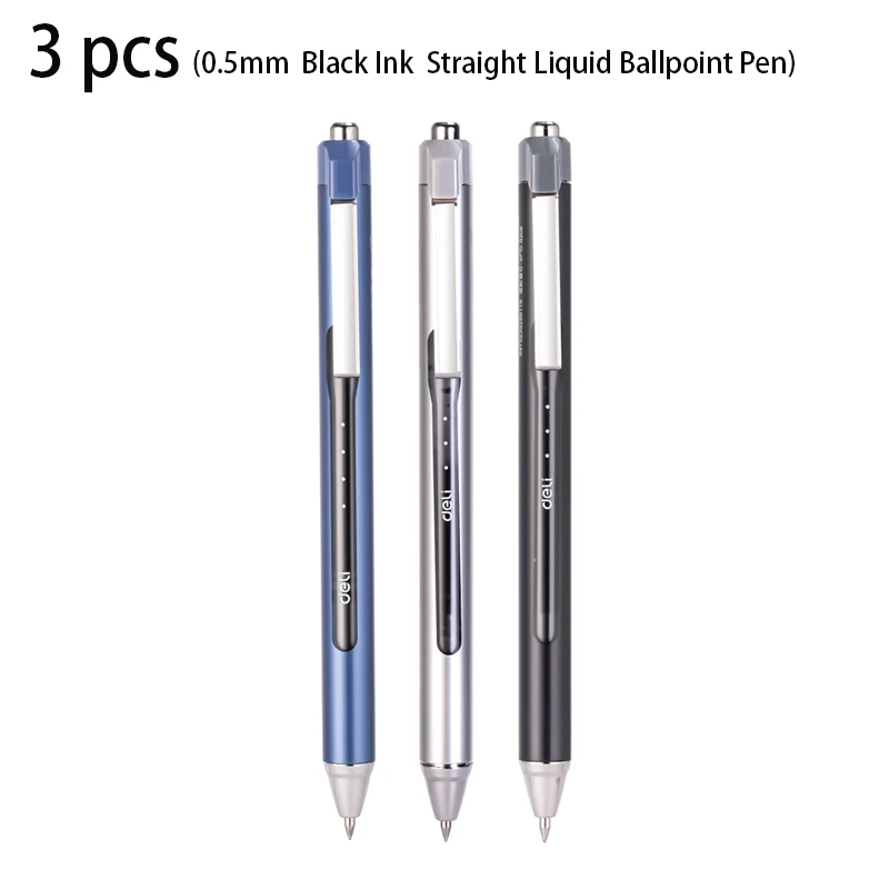 Deli SF888 гелевая ручка черная 0,5 мм