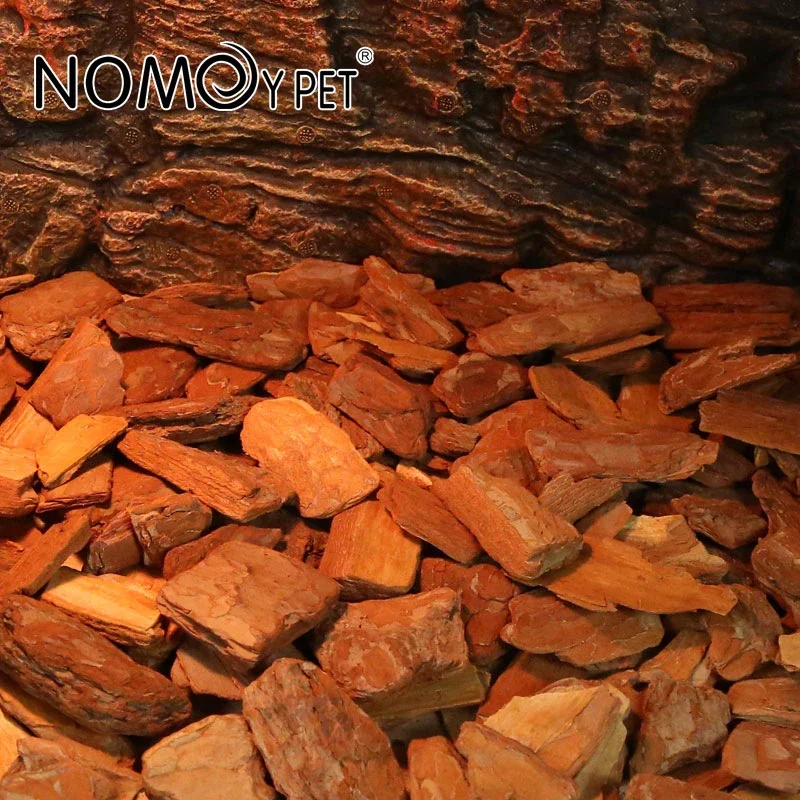 Фото NOMOYPET скалолазание коры домашних животных черепаха коробка ящерицы кора частиц подушка материал увлажняющий и дышащий №4