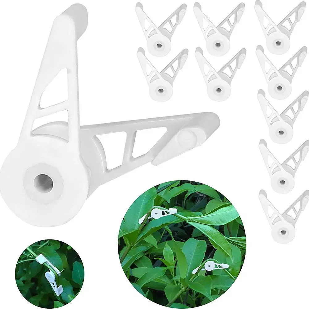 

NEW2023 10pcs 360 Degrees Plant Branch Benders Adjustable Plant Supports Fixed Clips Planter Holder Tools Garden Supplies Plant