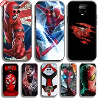 spiderman marvel avengers for xiaomi redmi note 9s phone case 6 67 inch soft silicon coque cover black funda comics thor