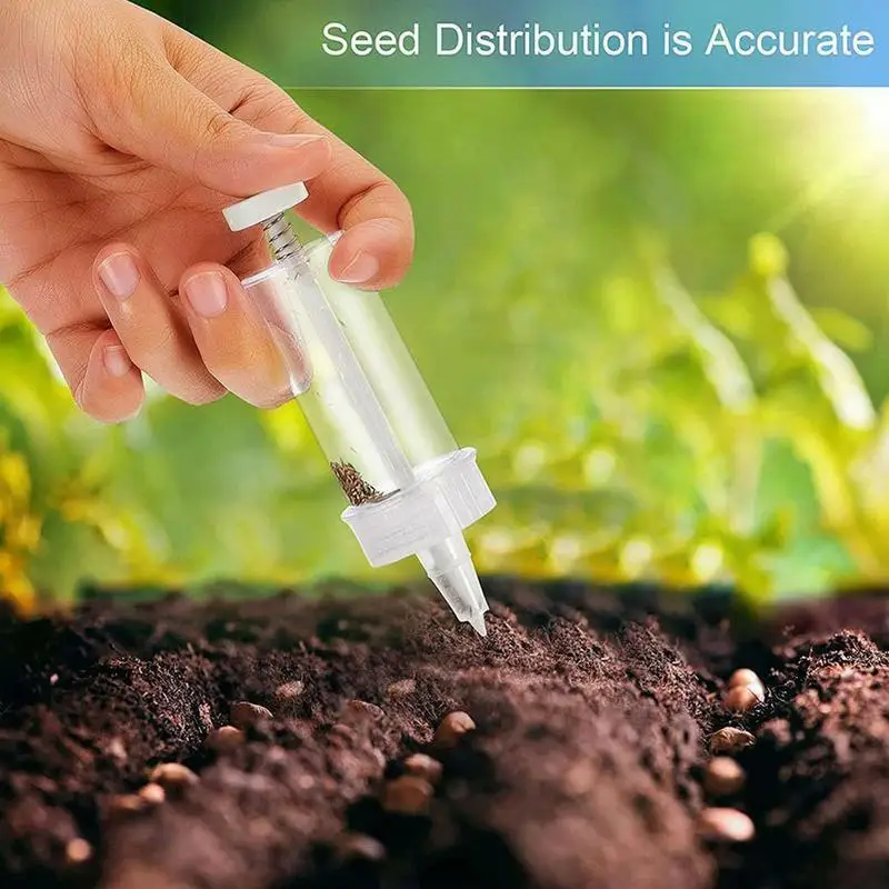 

Mini Sowing Seedling Dispenser Manual Small Gardening Sower Seed Spreader Portable Lawn Small Planter Seed Dispenser Accessories