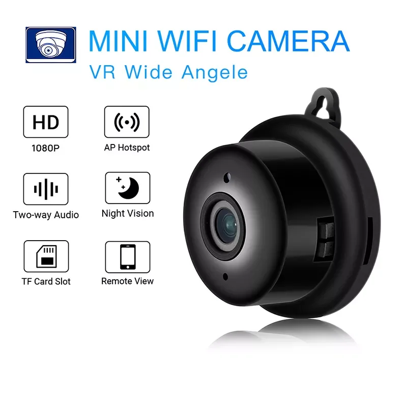 

V380 WIFI Small Camera Infrared 1080P Mini Wireless IP Camera Night Vision CCTV Camcorder Motion Detect Home Security Dual Audio