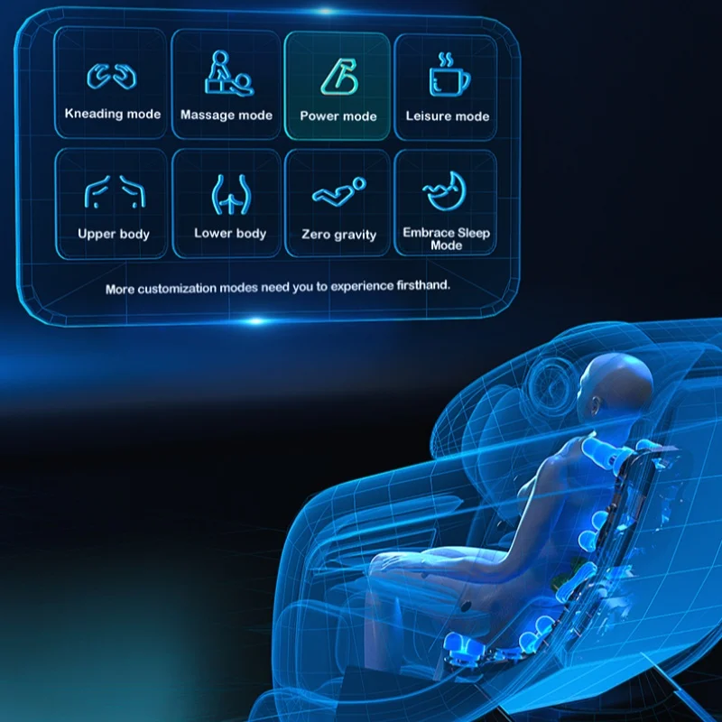 JARE M9 полный тело 4d нулевой гравитации электрические Кожаные детали Роскошная