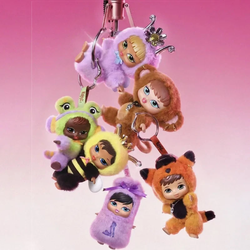Фото Коллекционная фигурка-брелок BRATZ Bratziez Bestiez Series Vol.3 в закрытой упаковке, настольное украшение, набор для демонстрации, подарок для девочек и мальчиков №2