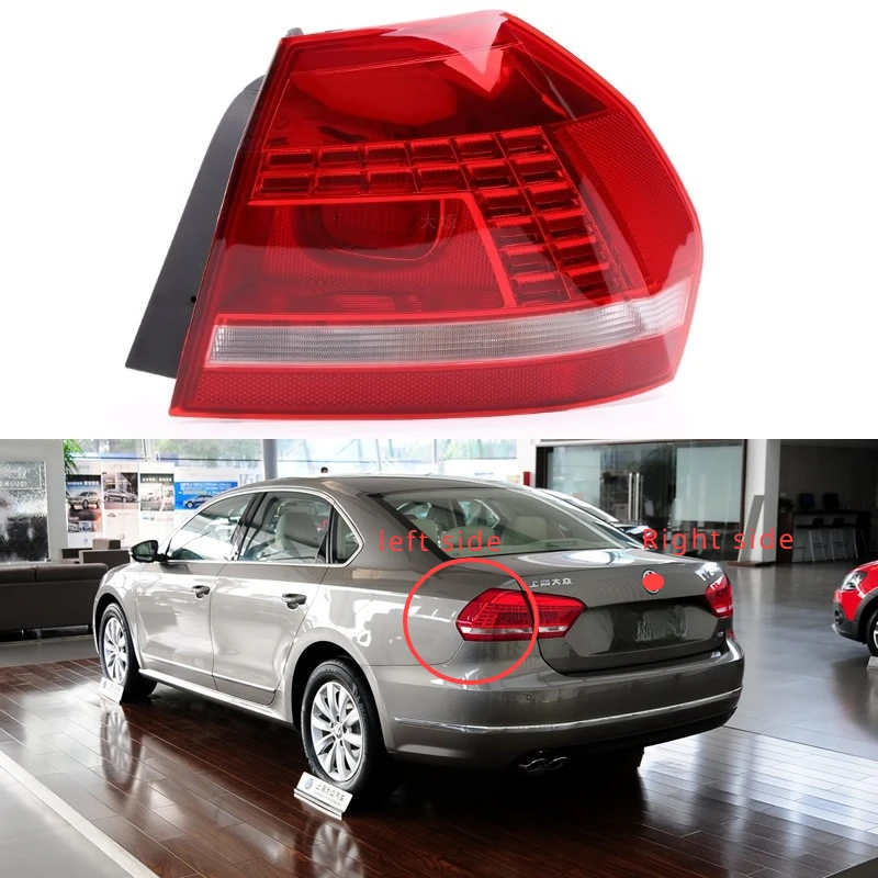 Внешний задний фонарь для Volkswagen VW Passat 2011-2015 бампер автомобиля заднего хода в