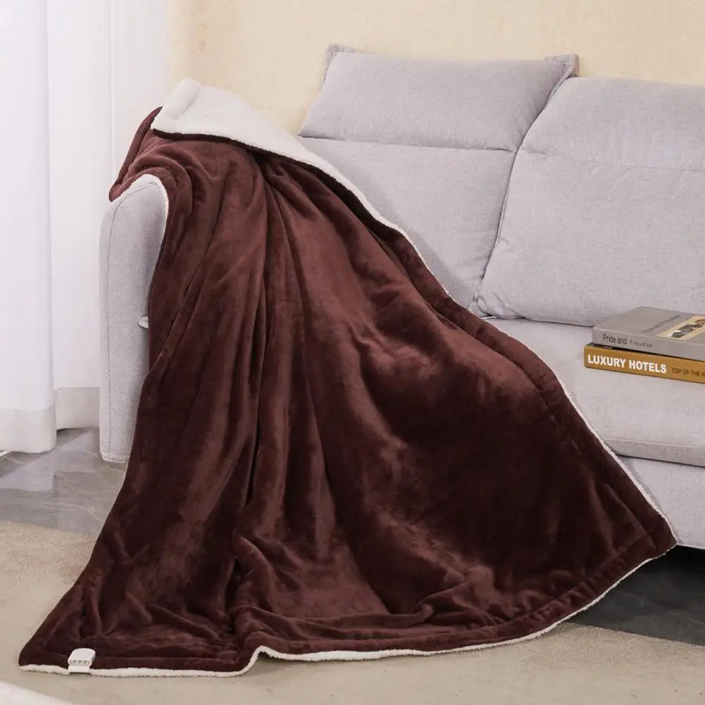 

Heated Throw Blanket Comfortable Heating Blanket Washable Living Room Sofa Electric Heating Sleep Covering Dispel Coldness